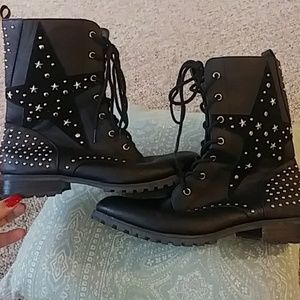 Studded Combat boots